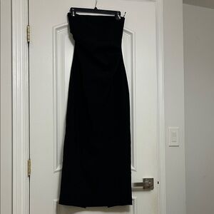 Black Strapless Dress
